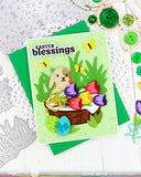 Basketful of Bunny Duo Die-n-stencil