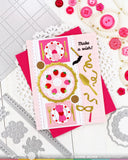 Postage Collage Piped Letters Stamp Set