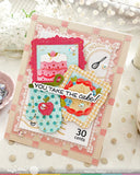 Postage Collage Baking Fun Stencil