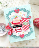 Postage Cake Slice Die-n-stencil