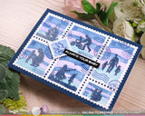 Postage Collage Dad Silhouettes Stamp Set