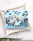 Under the Sea Background Stencil