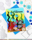 Under the Sea Background Stencil