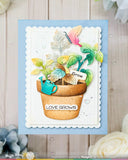 Postage Collage Garden Critters Die