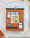 Square Postage Home Stencil