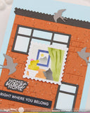 Postage Collage Windows Die