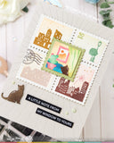 Square Postage Home Stencil