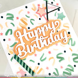 Confetti Background Stencil