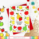 Fruity Background Foil Plate