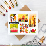 Postage Collage Fall Stencil