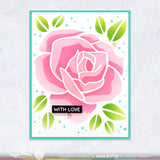 Lovely Rose Stencil Duo