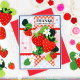 Berry Sweet Gingham Paper Pad