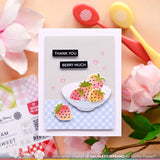 Berry Sweet Gingham Paper Pad