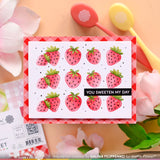 Multiple Strawberries Die-n-stencil