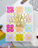 Quilted Petals Stencil