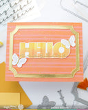 Overlapping Hello Die-n-stencil