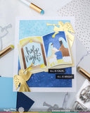 Open Book Holiday Sayings Stamp Set