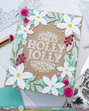 Poinsettia Frame Die