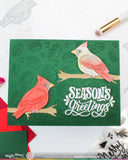 Poinsettia Frame Sentiments Combo