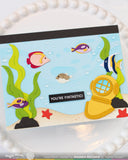 Postage Collage Fish Die