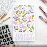 Overlapping Alpha Stamp Set