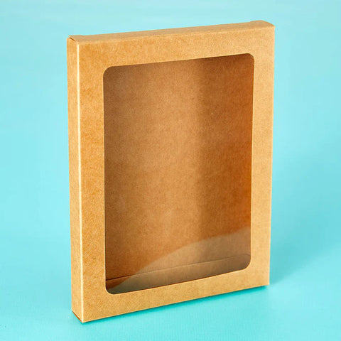 Boîte de fenêtre en papier kraft