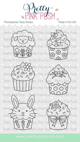 Set de tampons Cupcakes de Pâques