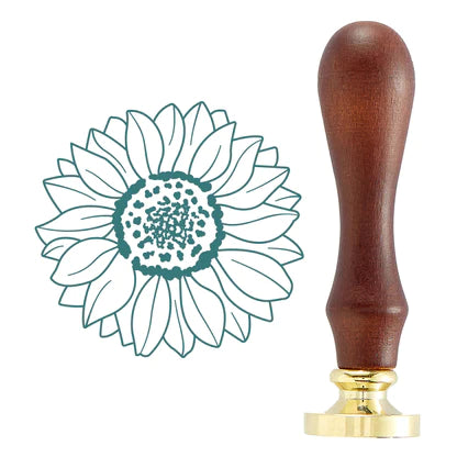 Sunflower Wax Seal Stamp from the Serenade of Autumn Collection