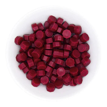 Classic Crimson Wax Beads from the Sealed by Spellbinders Collection