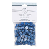 Mystic Blue Wax Beads from the Sealed by Spellbinders Collection