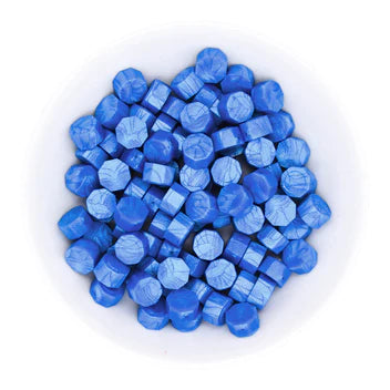 Mystic Blue Wax Beads from the Sealed by Spellbinders Collection