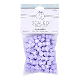 Pastel Lilac Wax Beads from the Sealed by Spellbinders Collection