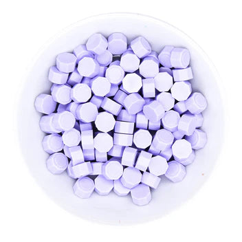 Perles de cire lilas pastel de la collection Sealed by Spellbinders