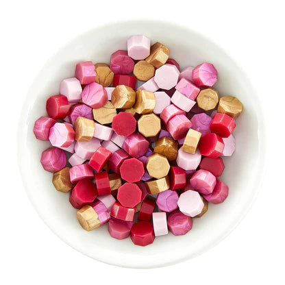 Must-Have Wax Bead Mix Pink from The Sealed by Spellbinders Collection