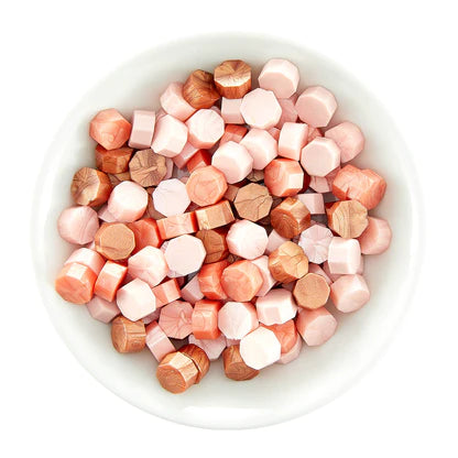Mélange de perles de cire indispensable Corail de la collection Sealed by Spellbinders
