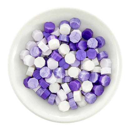 Mélange de perles de cire incontournable violet de la collection Sealed by Spellbinders