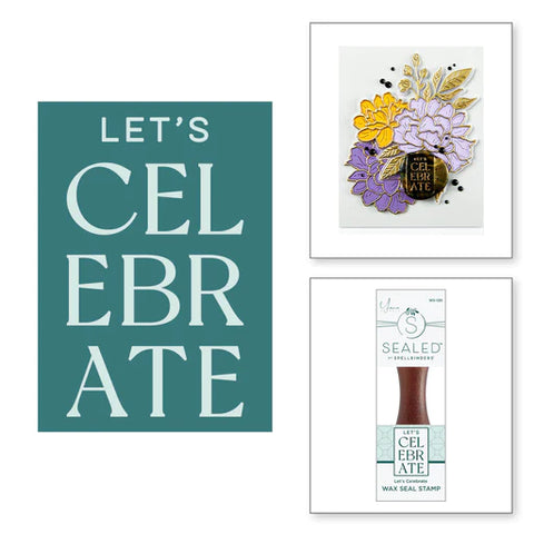 Let's Celebrate Wax Seal Stamp from the Let's Celebrate Collection from Yana Smakula