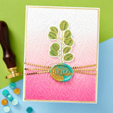 Oval Hello Wax Seal Stamp from the Propagation Garden Collection by Annie Williams