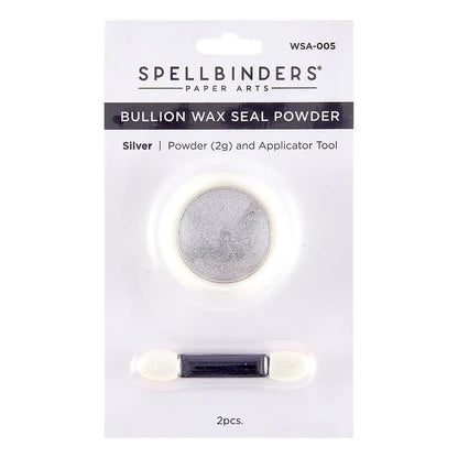 Silver Bullion Wax Seal Powder from the Clear Seal Maker Tool Collection