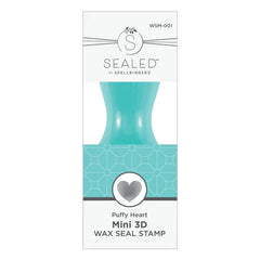 Puffy Heart Mini 3D Wax Seal from the Mini Wax Seals Collection