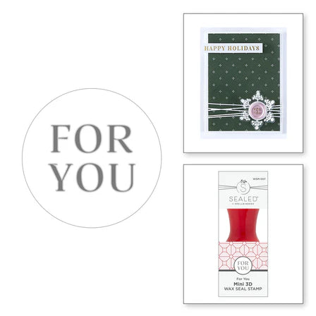 For You Mini 3D Wax Seal from the Holiday Magic Collection