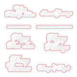 Warm Holiday Wishes Honey Cuts