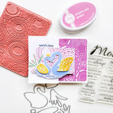 Water Ripples Background Stamp