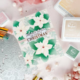 Whispers of Poinsettia stencil