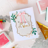 Tied with Cheer die & stencil bundle