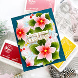 Whispers of Poinsettia stencil