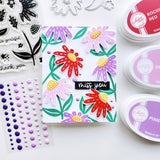 Party Violets Enamel Dots