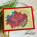 Winter Song 6x6 Rubber Cling Stamp Set