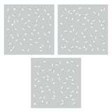 With Sprinkles Layered Stencils (set of 3)