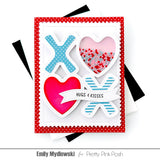 Valentine Banner Greetings Stamp Set